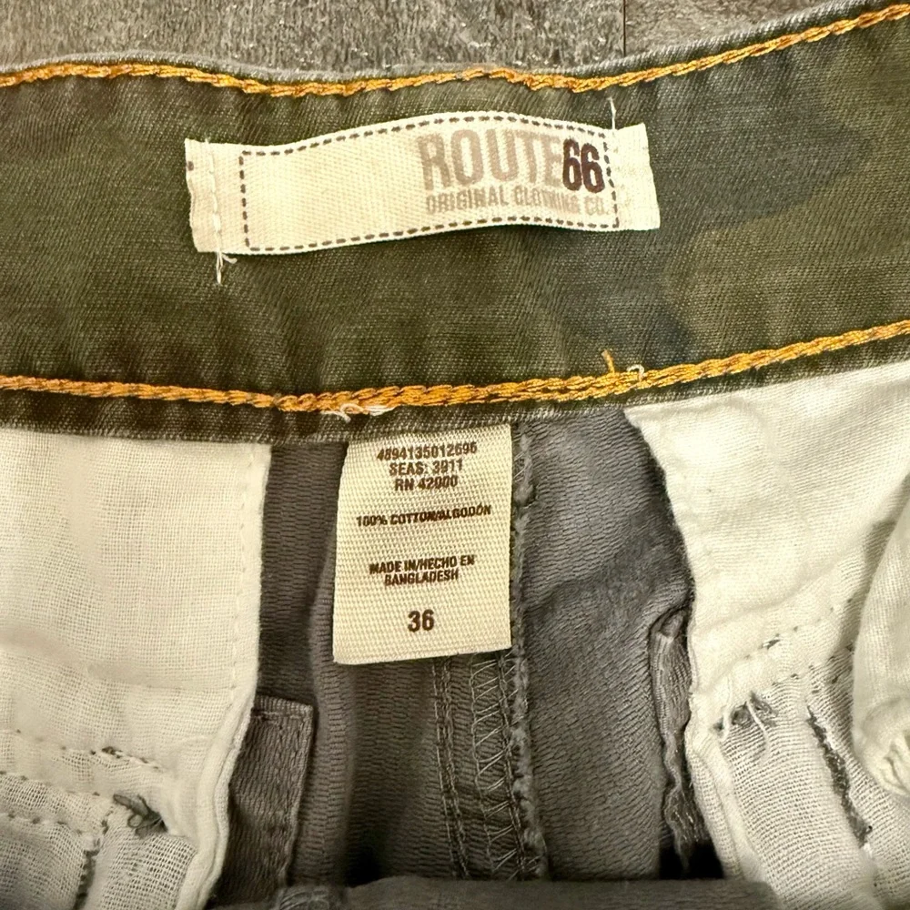 Route 66 Men's Gray Cargo Shorts